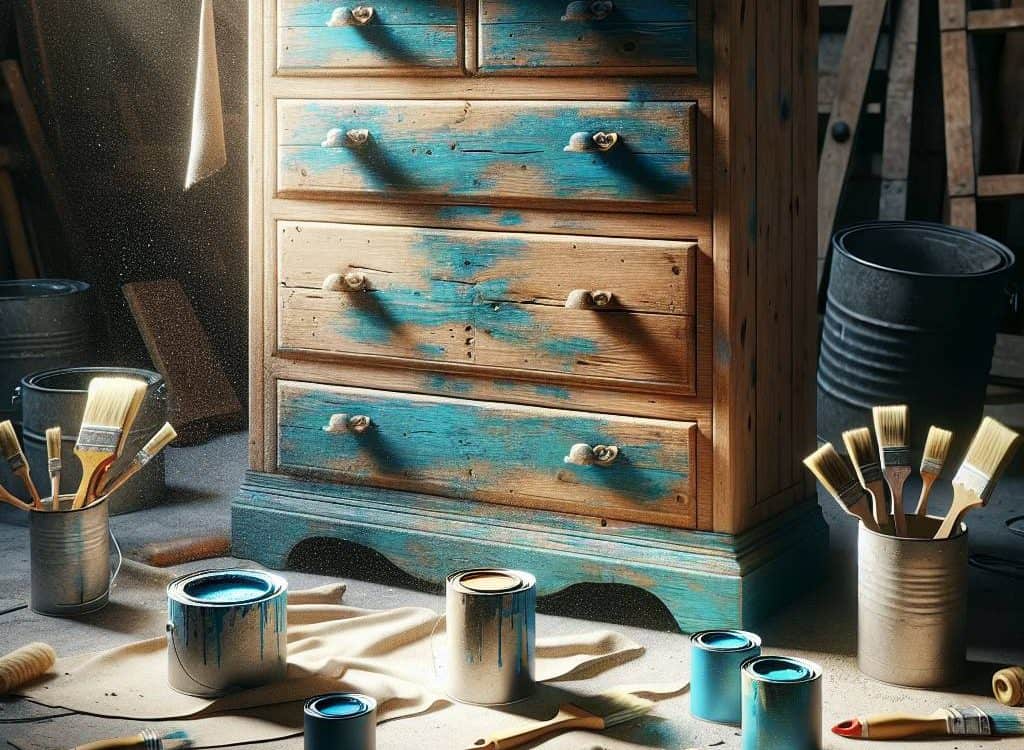 featured easy ways to upcycle old furniture with paint