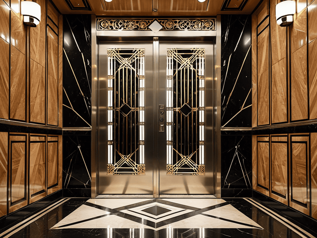 Art Deco geometric building