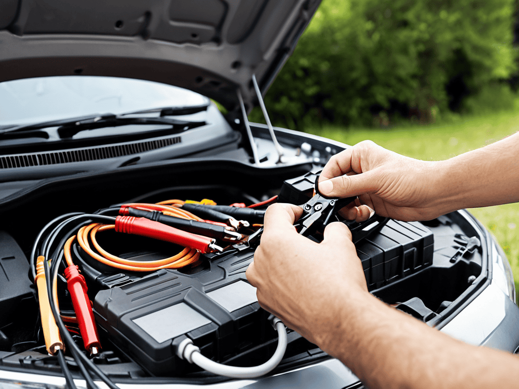 Jump Starting a Car Battery