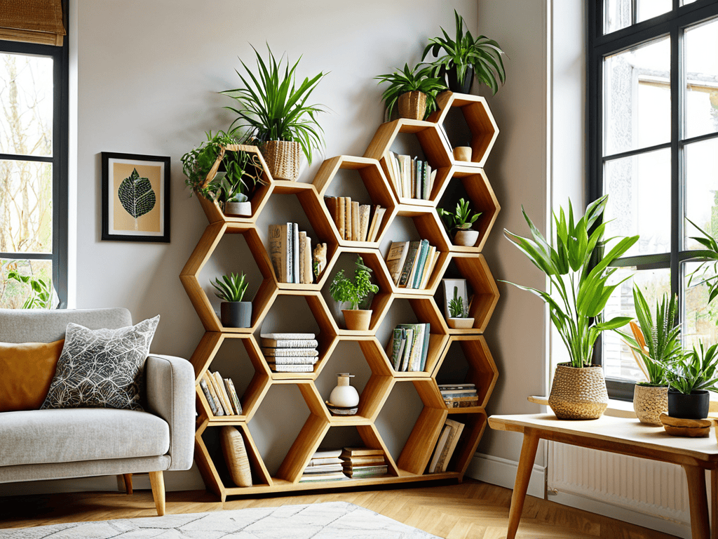 Geometry Class: How to Cut and Glue Perfect Wooden Hexagon Shelves 4 Hexagon Shelving Hacks