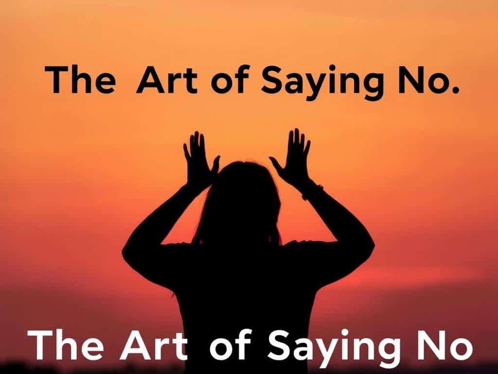 Art of Saying No Art of Saying No