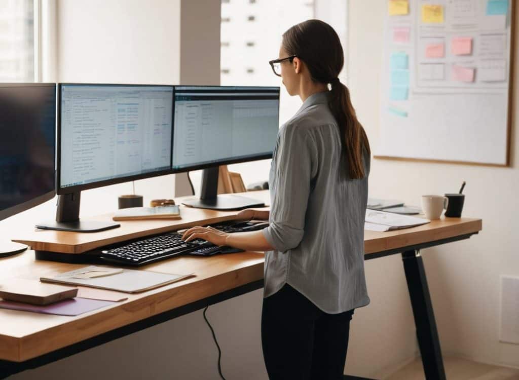 Benefits of standing desks for cognition