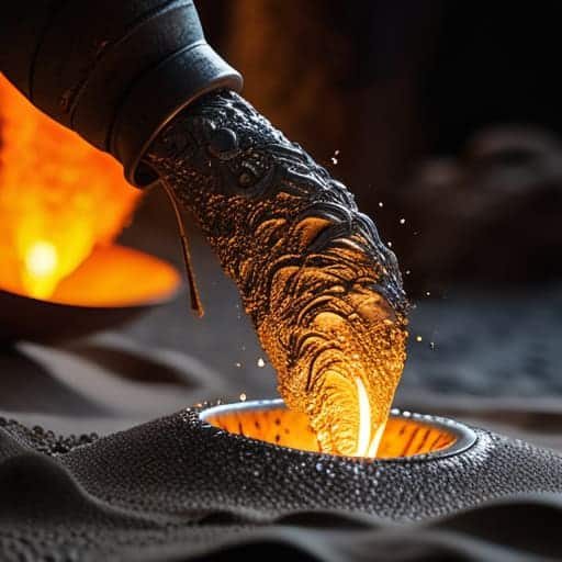 Casting pewter in sand molds guide.