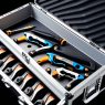 Modular Tool-Chest Flight Cases for moving tools.