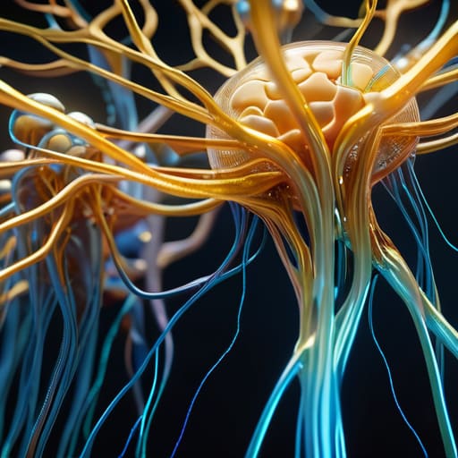 Neuroplastic Myelination Routing process illustration.