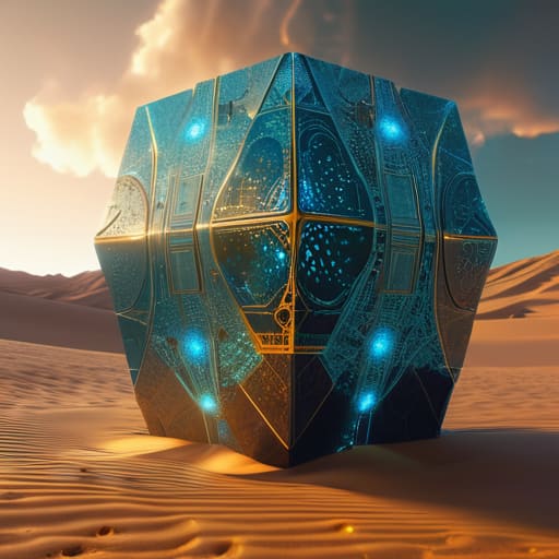 Procedural Mythology World-Building digital art concept.