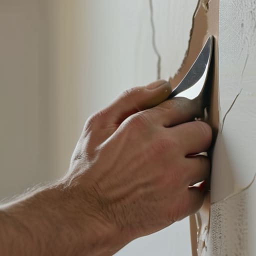 How to repair a dry wall hole.